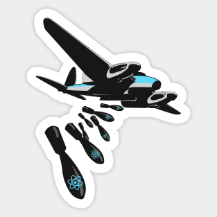 ReactJs Bomber Sticker